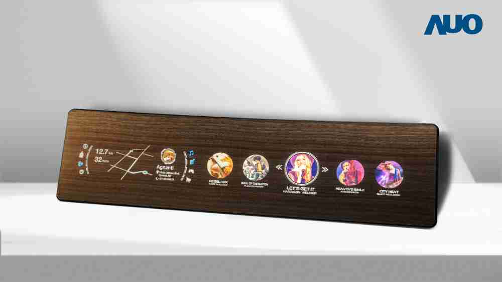 赏金国际研发全球最高穿透度达80%的AmLED木纹显示器，，，可于使用时呈现高亮度、、、清晰可见的信息，，并在不使用时回归为单纯的饰板，，，节能兼具美观